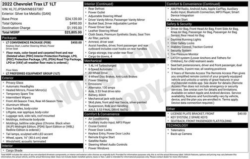 2022 Chevrolet Trax LT