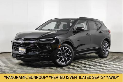 Black 2024 Chevrolet Blazer RS