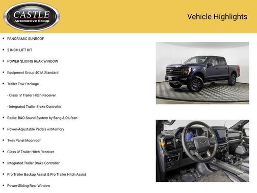 ANTIMATTER BLUE METALLIC 2023 Ford F-150 Tremor