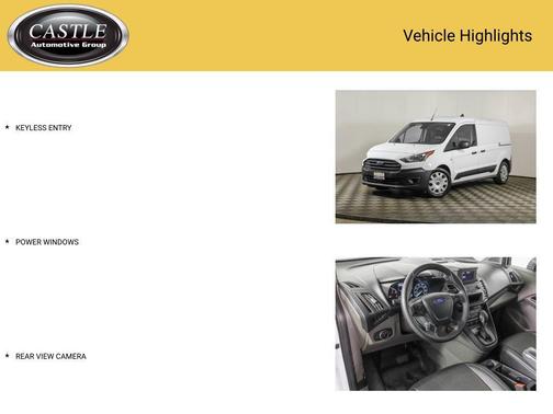 FROZEN WHITE METALLIC 2020 Ford Transit Connect XL Cargo Van