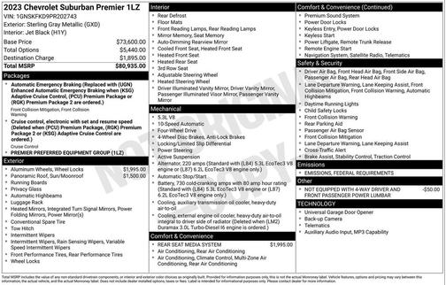 2023 Chevrolet Suburban Premier