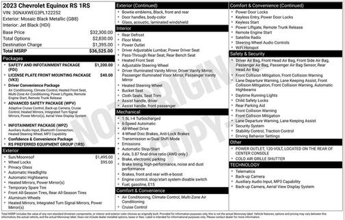 2023 Chevrolet Equinox AWD RS