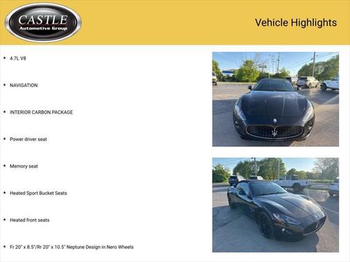 2012 Maserati GranTurismo Sport