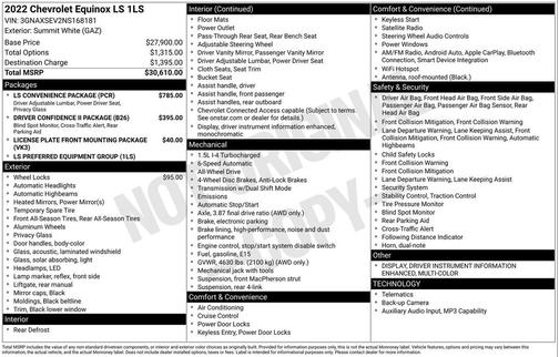 2022 Chevrolet Equinox LS