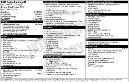 2018 Dodge Durango GT