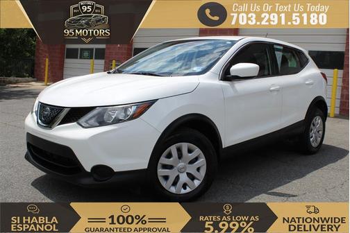 Glacier White 2018 Nissan Rogue Sport S