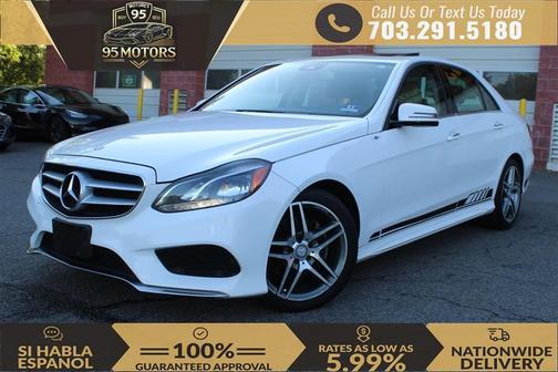 White 2015 Mercedes-Benz E-Class E 350