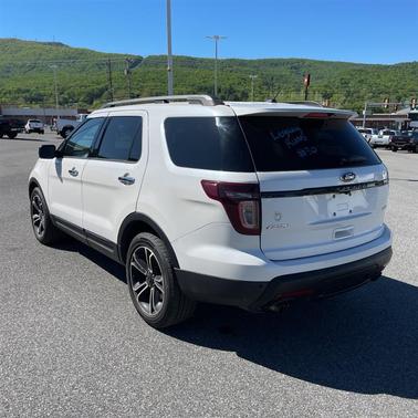 White Platinum Metallic Tri-Coat 2014 Ford Explorer Sport