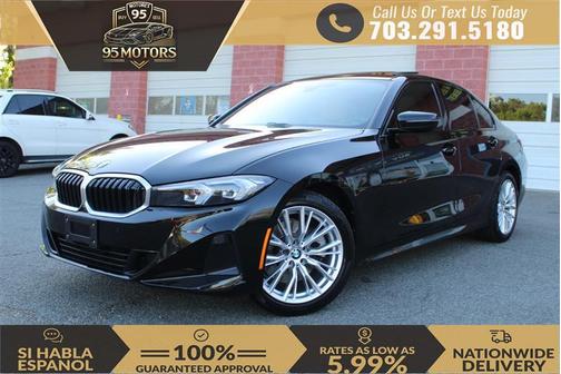 Jet Black 2023 BMW 330 330i