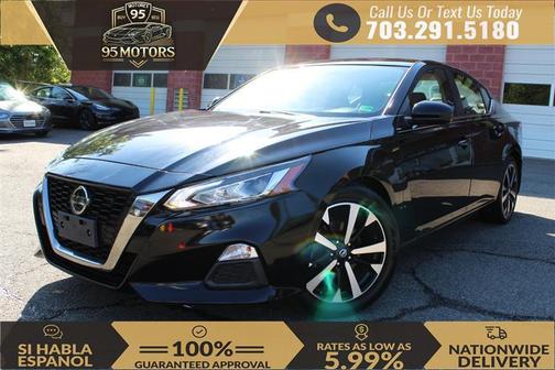 Black 2019 Nissan Altima 2.5 SR