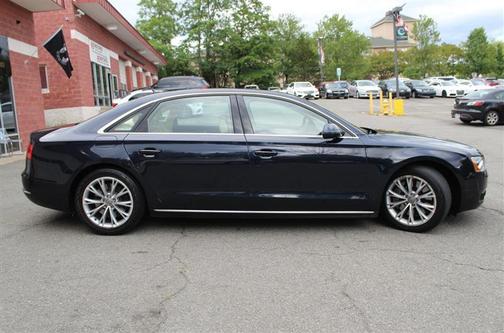 Blue 2012 Audi A8 4.2