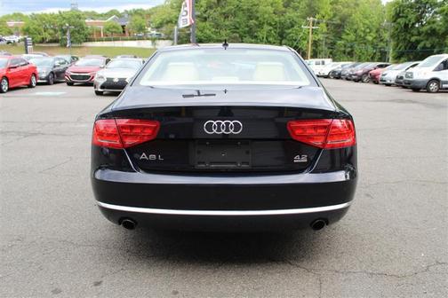 Blue 2012 Audi A8 4.2