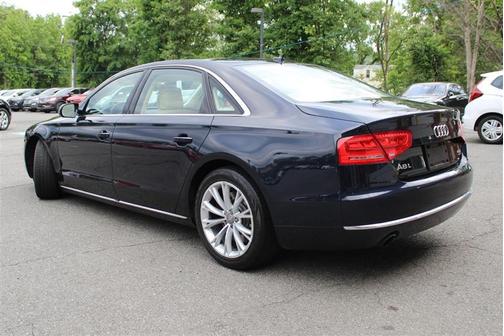 Blue 2012 Audi A8 4.2