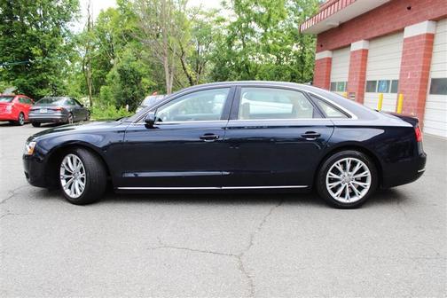 Blue 2012 Audi A8 4.2