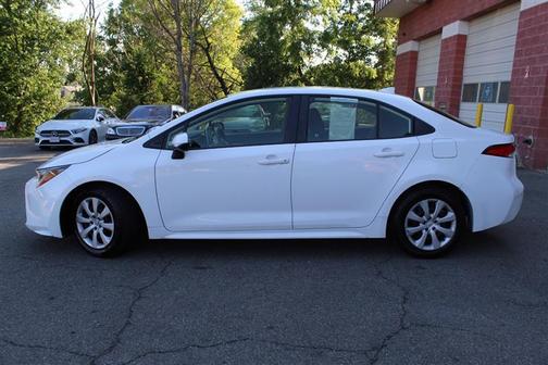 White 2021 Toyota Corolla LE
