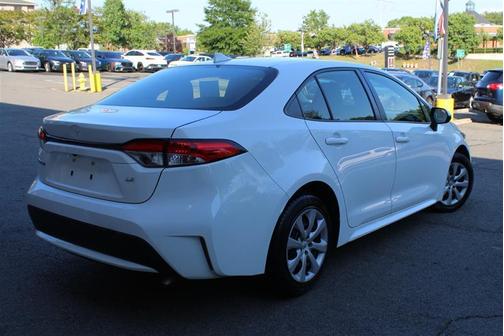White 2021 Toyota Corolla LE