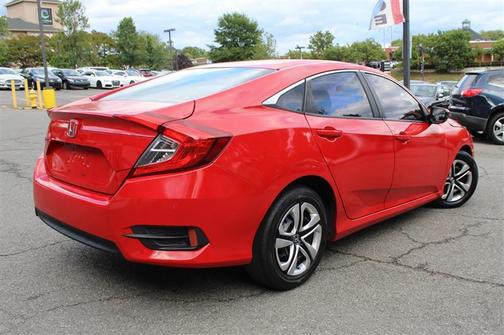 Red 2016 Honda Civic LX