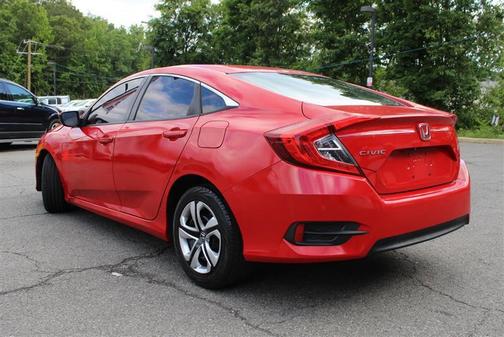 Red 2016 Honda Civic LX