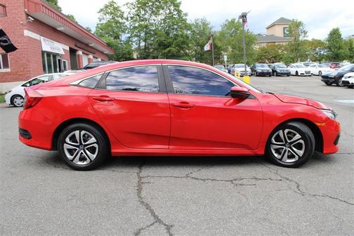 Red 2016 Honda Civic LX