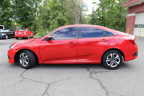 Red 2016 Honda Civic LX