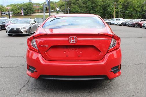 Red 2016 Honda Civic LX