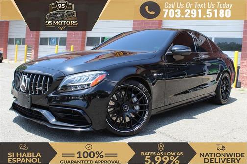Black 2021 Mercedes-Benz AMG C 63 AMG C 63 S
