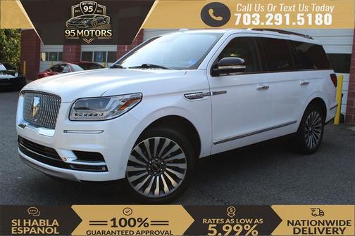 White Platinum Metallic Tri-Coat 2018 Lincoln Navigator Reserve