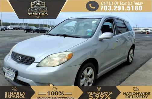 Silver 2008 Toyota Matrix XR