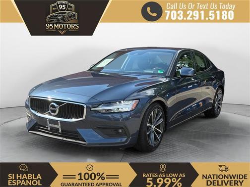 Denim Blue Metallic 2021 Volvo S60 T5 Momentum