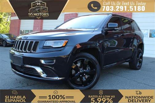 Brilliant Black Crystal Pearlcoat 2016 Jeep Grand Cherokee High Altitude
