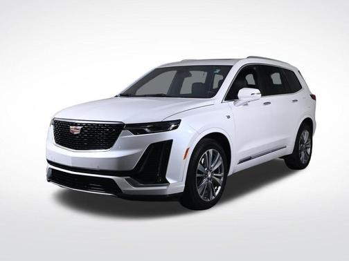 Crystal White Tri-Coat 2024 Cadillac XT6 Premium Luxury FWD