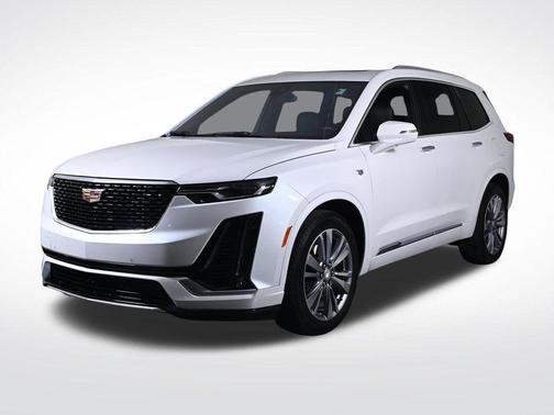 Crystal White Tri-Coat 2024 Cadillac XT6 Premium Luxury FWD