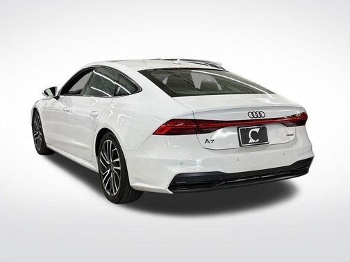 Glacier White Metallic 2024 Audi A7 55 Premium