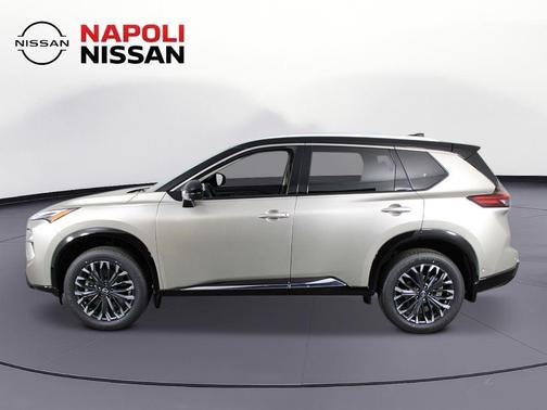 Champagne Silver Metallic/Super Black 2026 Nissan Rogue Platinum