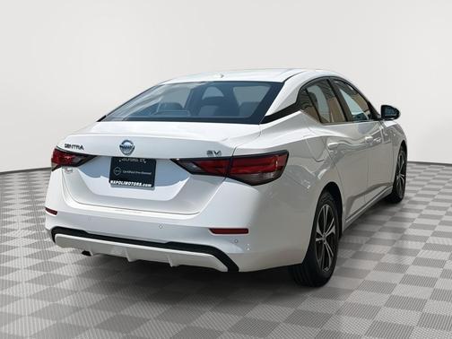 Aspen White Tricoat 2023 Nissan Sentra SV