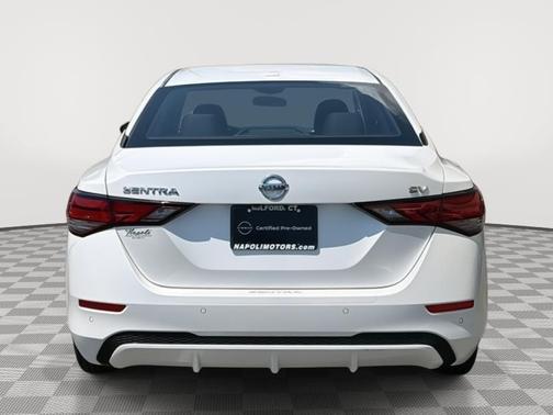 Aspen White Tricoat 2023 Nissan Sentra SV