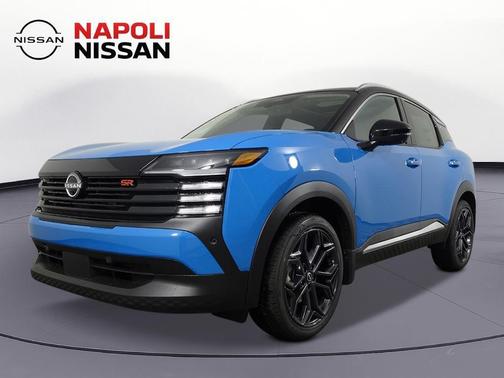 Arctic Ice Blue Metallic/Super Black 2026 Nissan Kicks SR