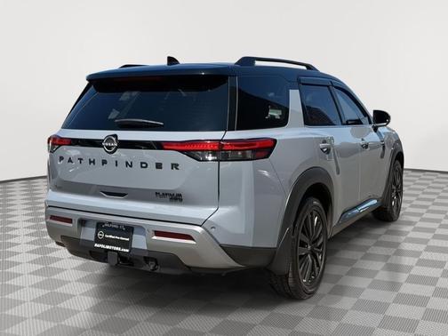 Solid Gray/Super Black 2024 Nissan Pathfinder Platinum 4WD