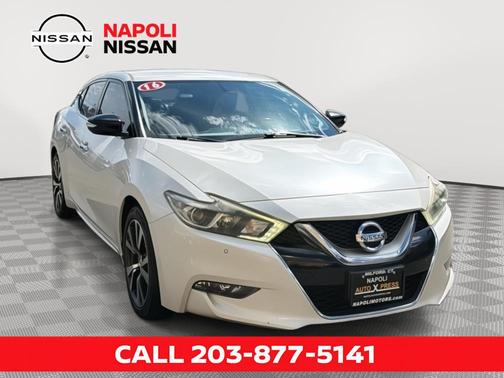 Pearl White 2016 Nissan Maxima 3.5 SV