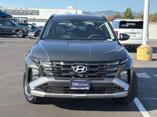 Gray 2025 Hyundai TUCSON Hybrid Blue