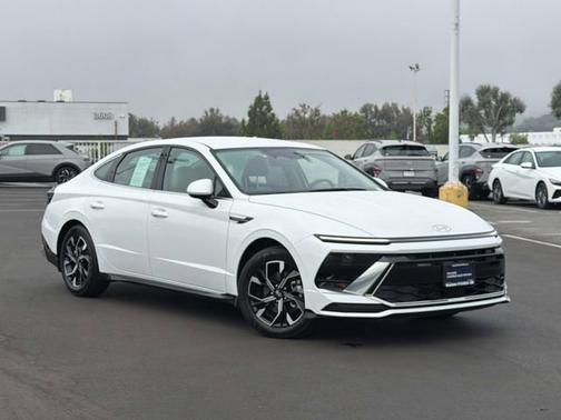 White 2025 Hyundai SONATA SEL