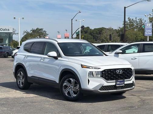 White 2023 Hyundai SANTA FE SEL
