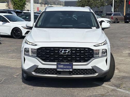 White 2023 Hyundai SANTA FE SEL