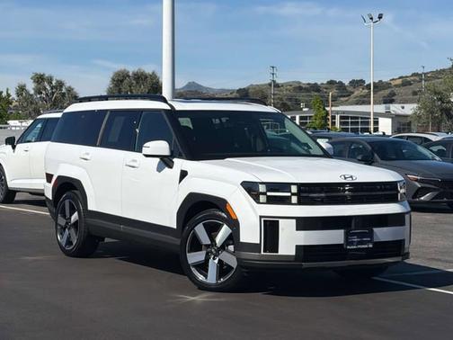 White 2025 Hyundai SANTA FE Limited