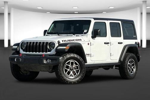 Bright White Clearcoat 2025 Jeep Wrangler Rubicon