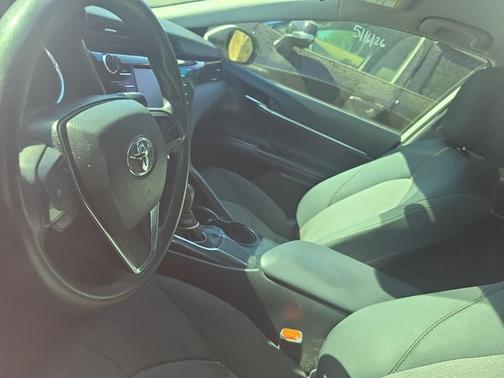 Super White 2019 Toyota Camry LE