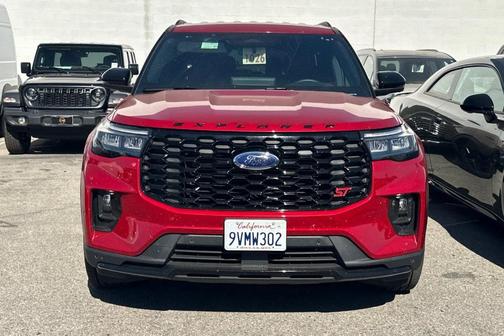 Red Metallic 2025 Ford Explorer ST