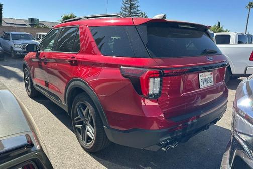Red Metallic 2025 Ford Explorer ST