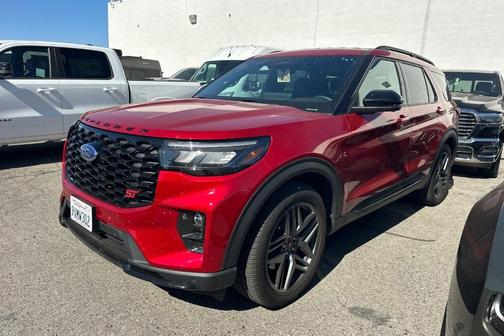 Red Metallic 2025 Ford Explorer ST