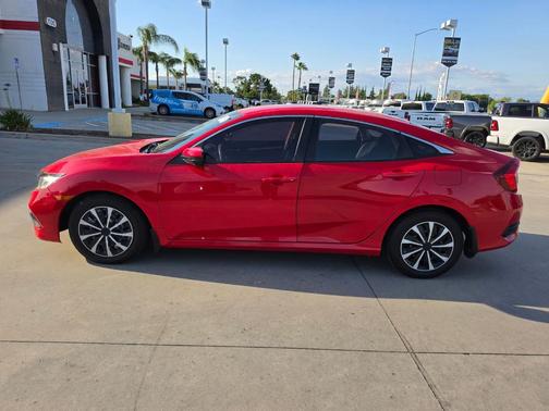 Red 2021 Honda Civic LX